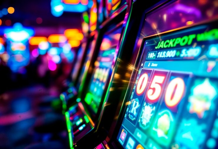 মোবাইল ফোনে ibet লাকি পান্ডা গেম খেলার দৃশ্য